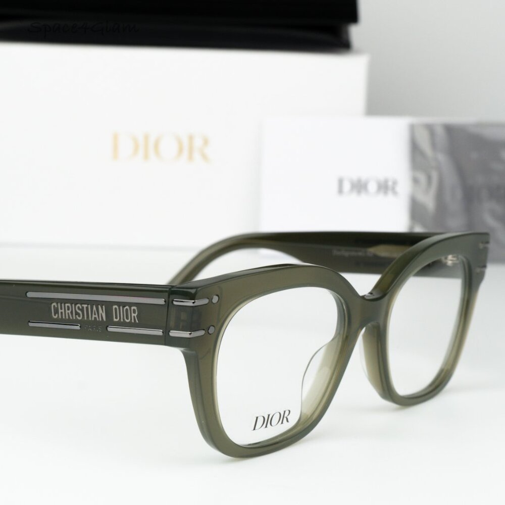 Dior Women Eyeglasses Green Demo Geometric DIORSIGNATUREO CD50054I 098 B2I NEW - Picture 4 of 8